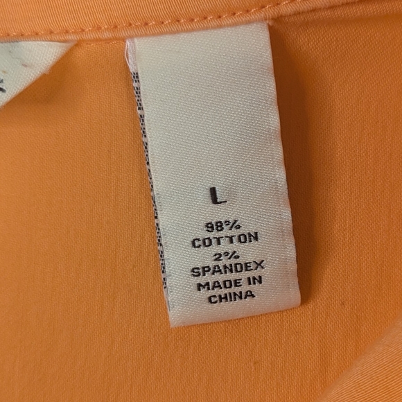 Vintage French Laundry Jacket Orange Denim Style Women's L‎ - Picture 4 of 10